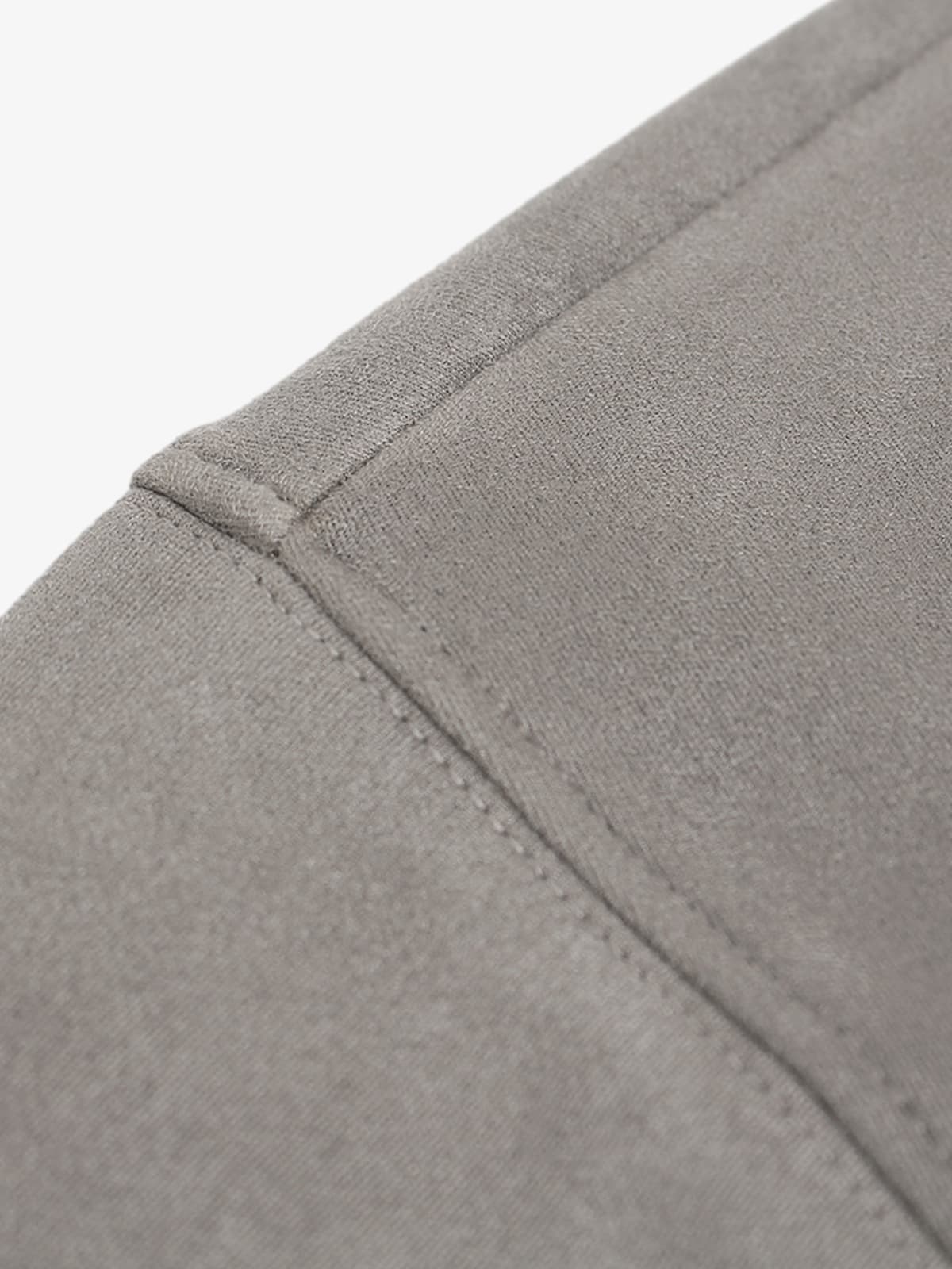 Suede Large Pocket Faux Two-Piece Zipper Short Jacket 