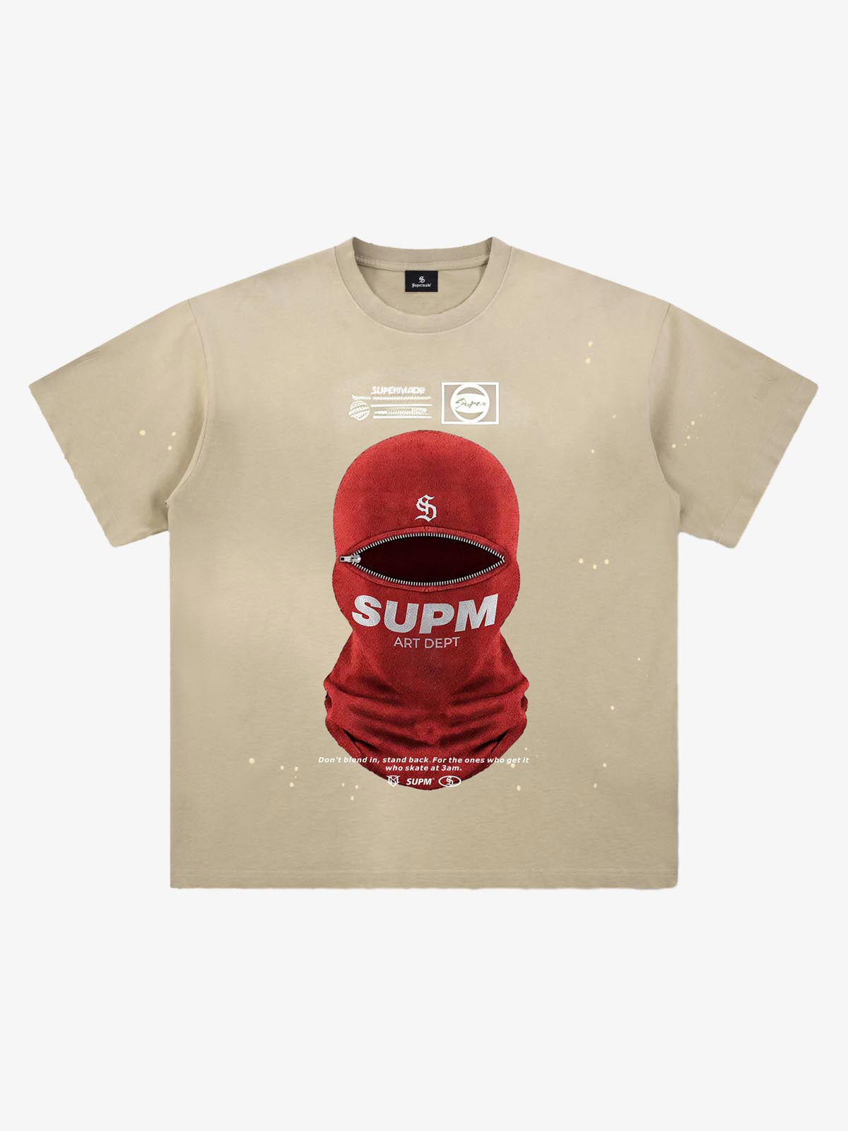 Red Balaclava Graphic T-Shirt