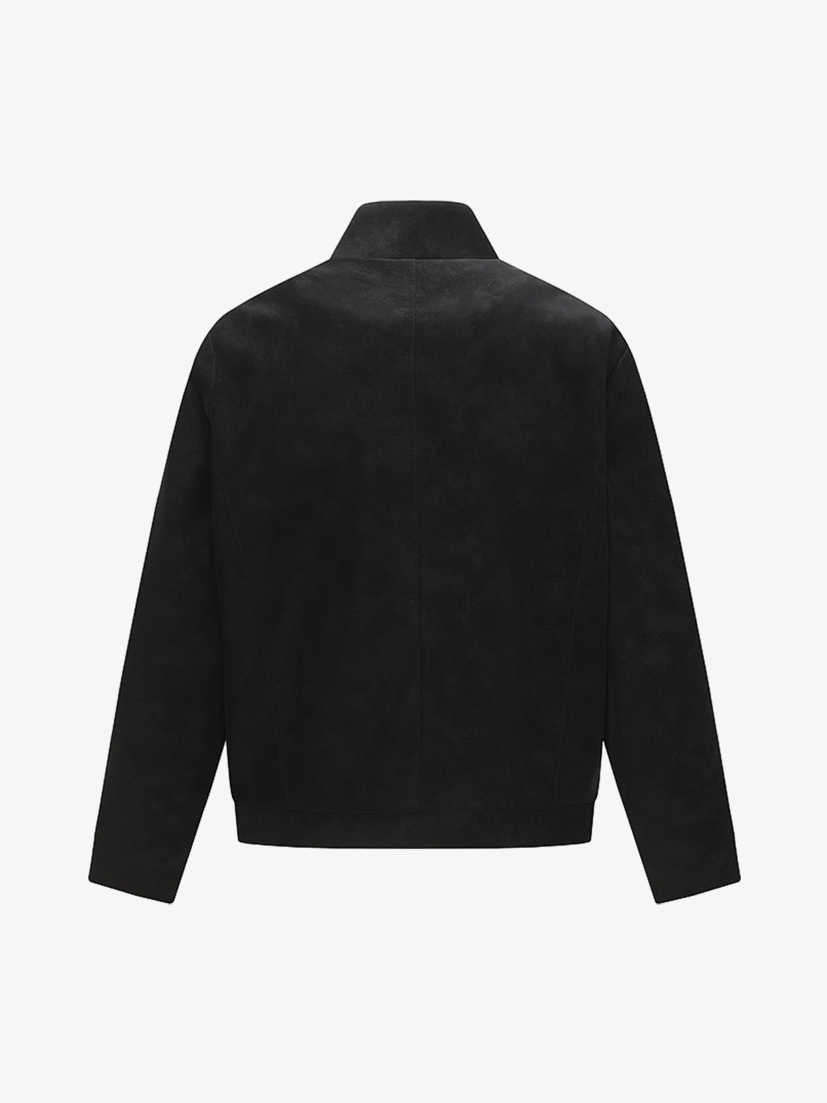 Suede Zip-Up Bomber Jacket for Men and Women - Stylish, High-Quality, Trendy Design with Decorative Studs 