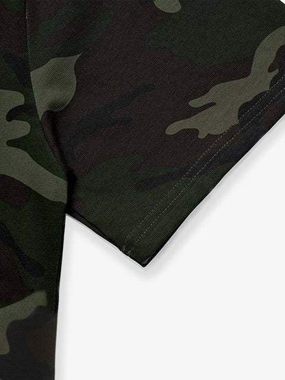 Cotton Camouflage Print T-Shirt with SuperMade Logo Design for Men and Women?