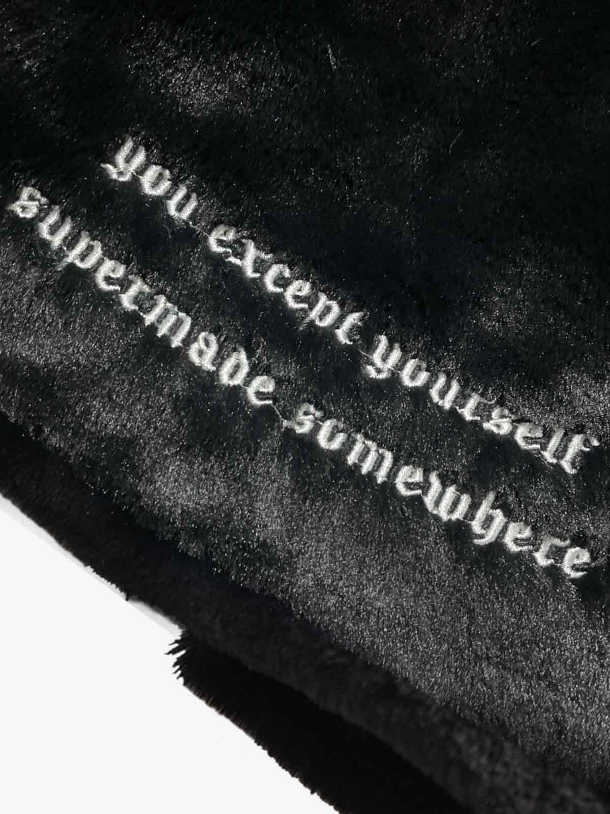 Thesupermade Street Letter Embroidered Fleece Jacket - 1838