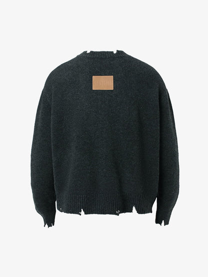 Stylish Half-Zip Knit Sweater for Men - Perfect for Casual and Outdoor Wear 