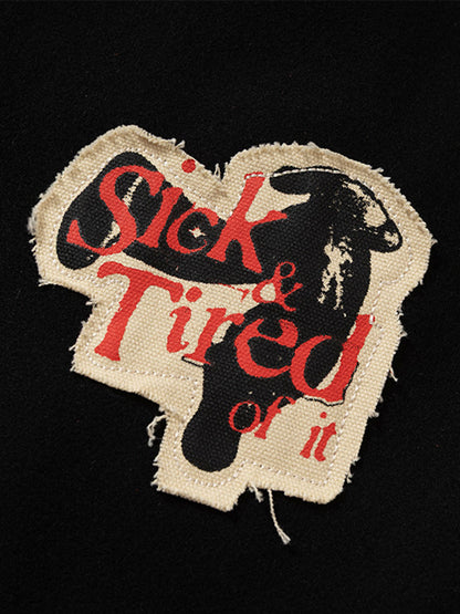 Retro Heavy Design Flight Baseball Jacket 