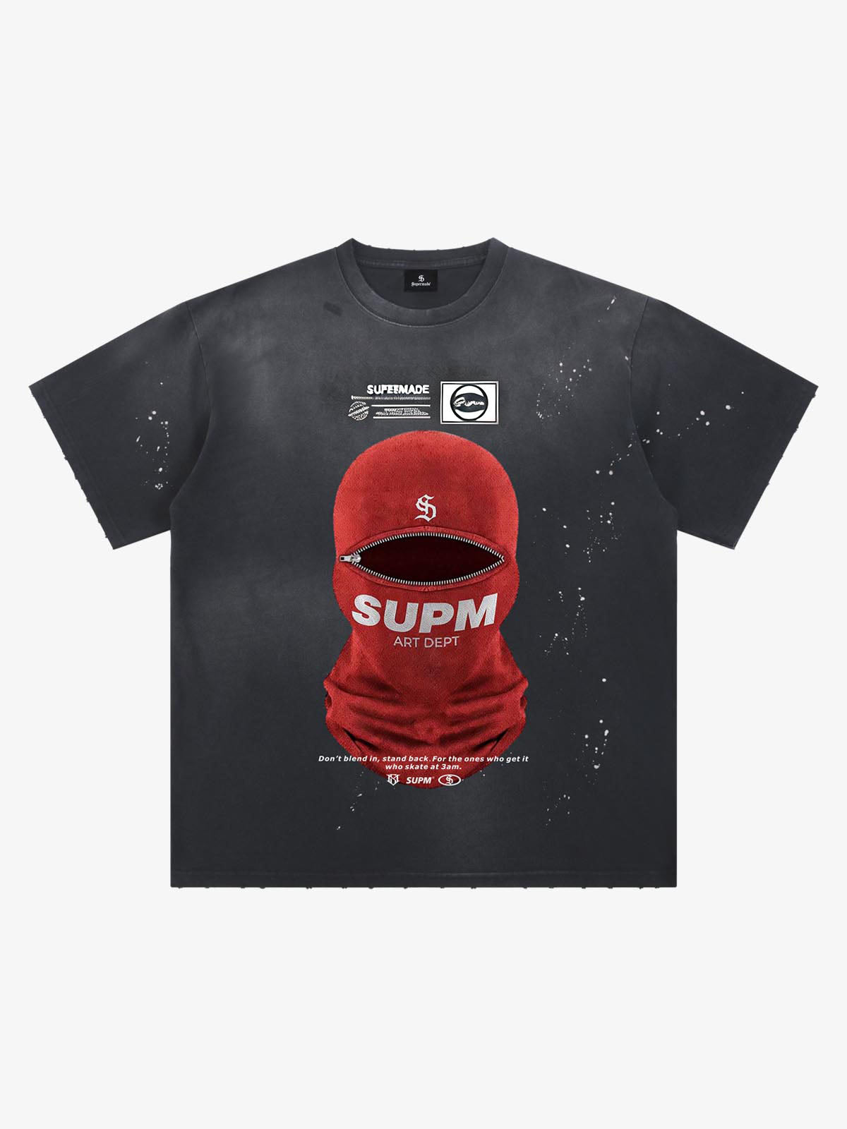Red Balaclava Graphic T-Shirt