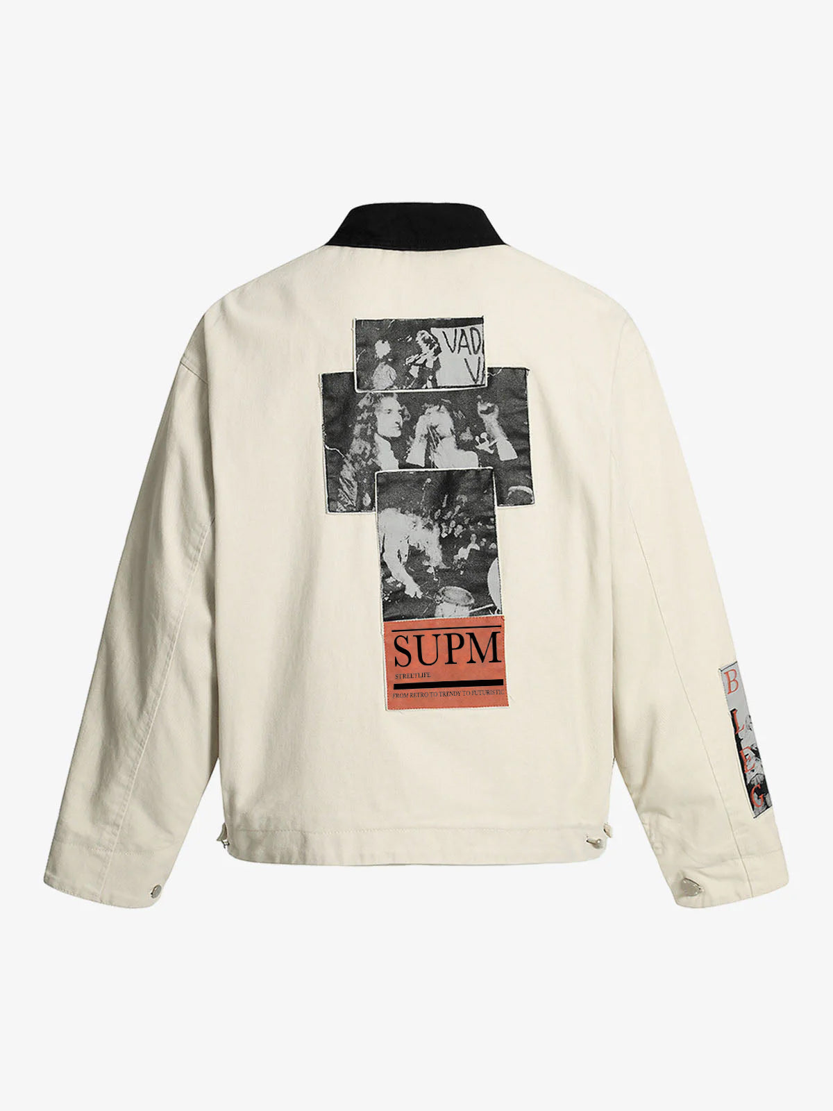 Street Washed Distressed Detroit Jacket