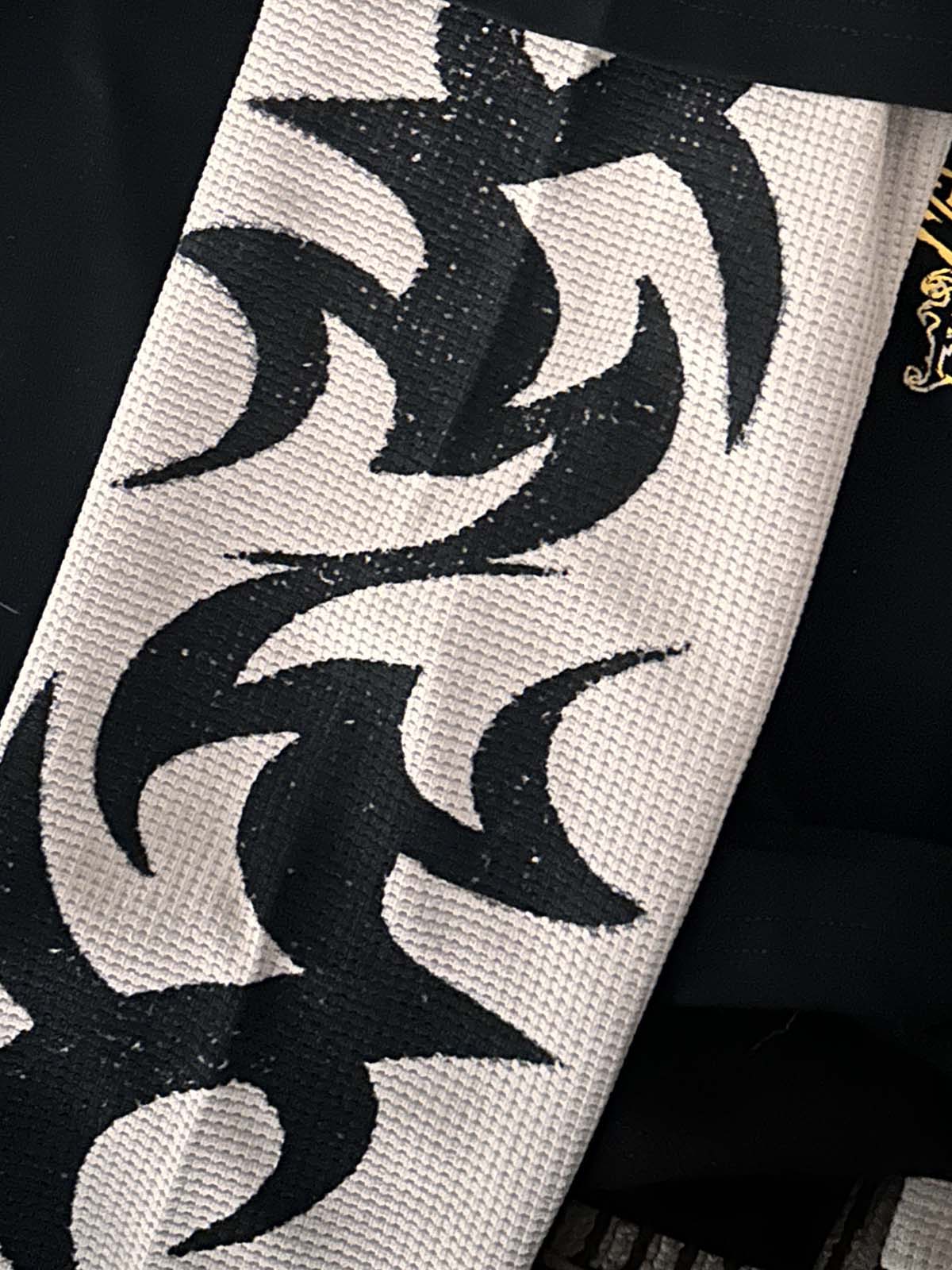 Hip-Hop Punk Faux Two-Piece Long-Sleeved T-Shirt - 2457