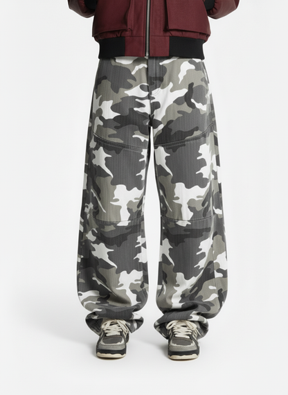 Patchwork Faux Leather Hooded Two-Piece Jacket