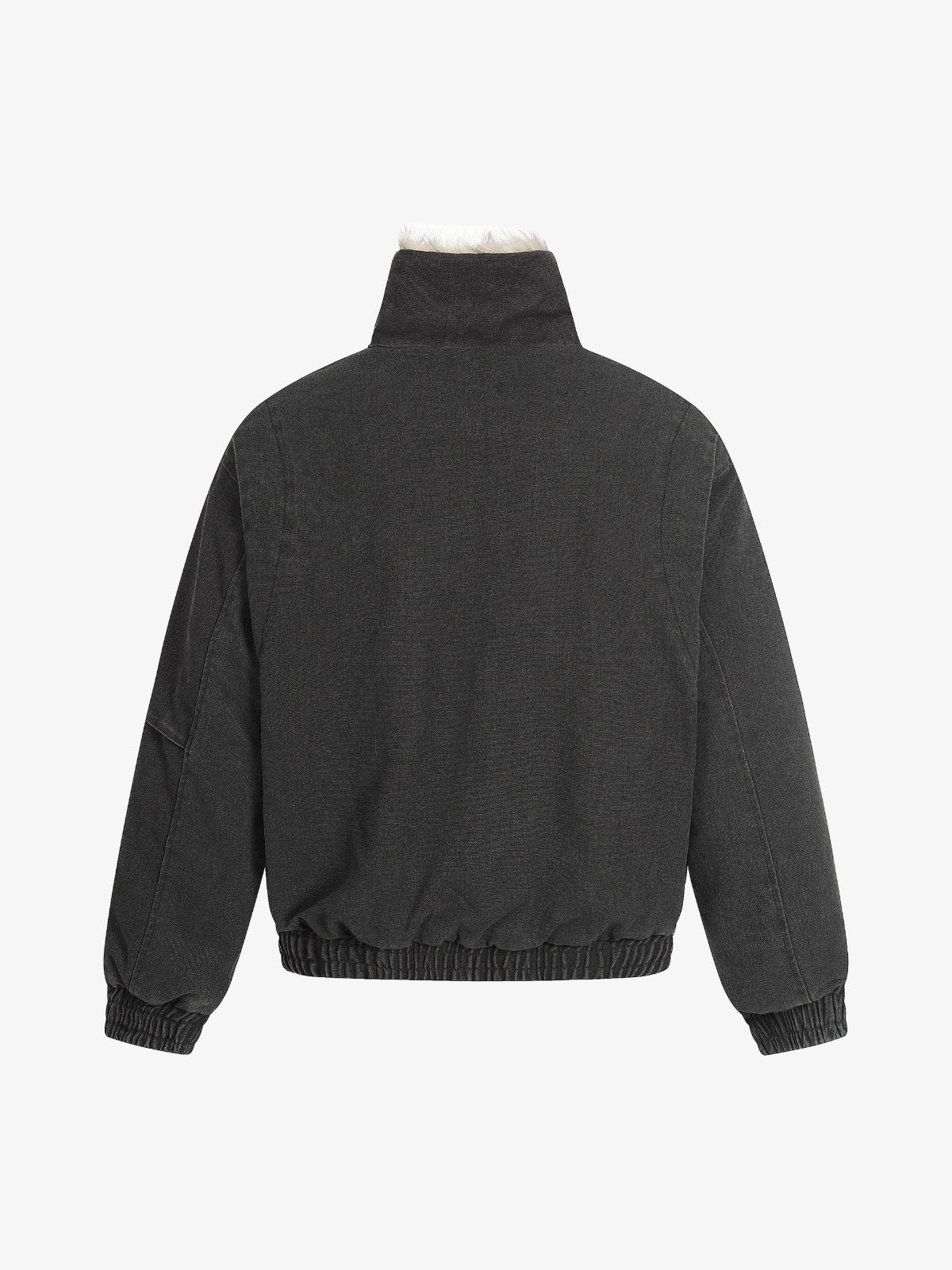 Stylish Winter Bomber Jacket with Faux Fur Collar - Perfect for Cold Weather 