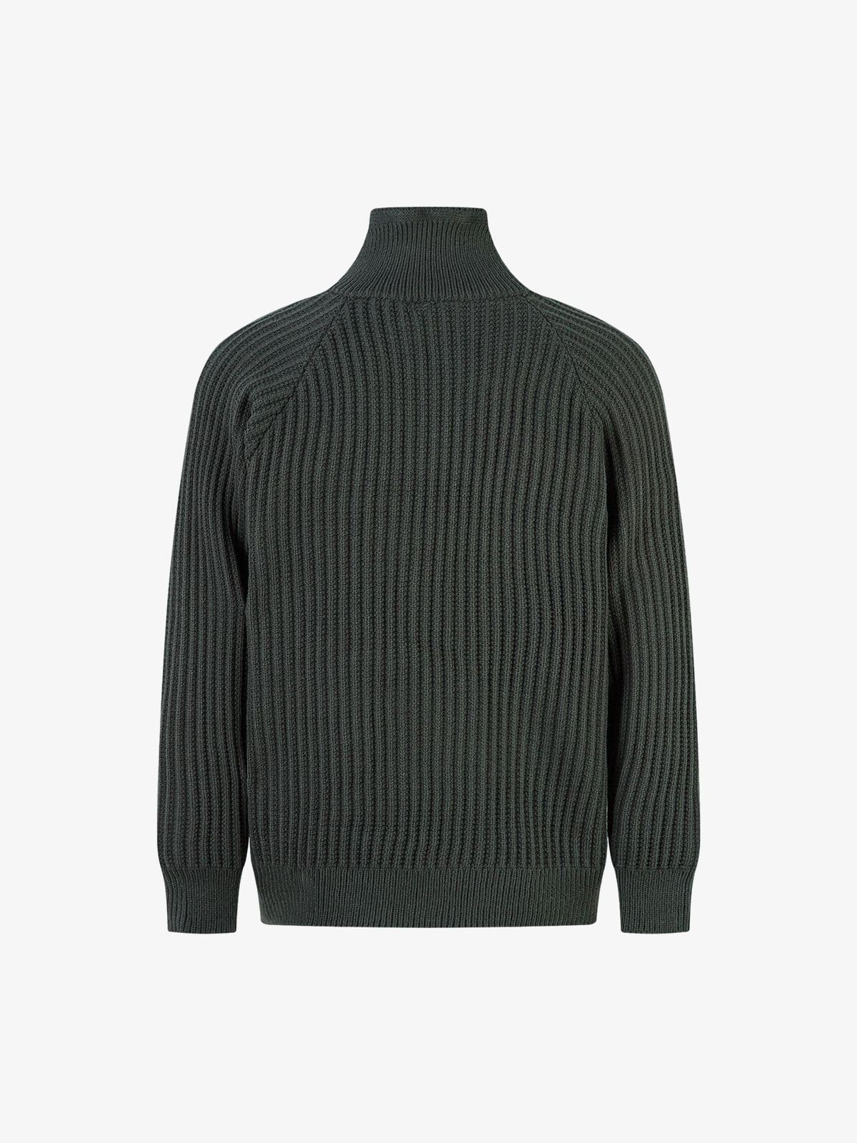 Men's Ribbed Half-Zip Sweater - Stylish and Cozy for Everyday Wear 