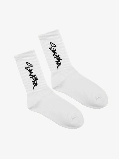 SUPM Unique Logo Letter Print Socks