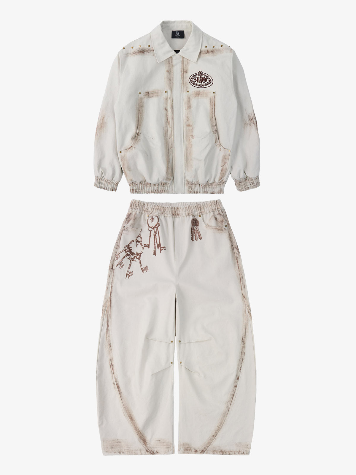 Supermad Logo Gothic Letter Print Set 