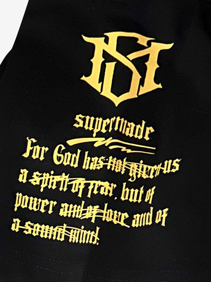 Hip-Hop Punk Faux Two-Piece Long-Sleeved T-Shirt - 2457