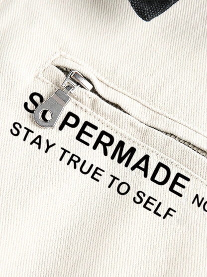 Street Washed Distressed Detroit Jacket