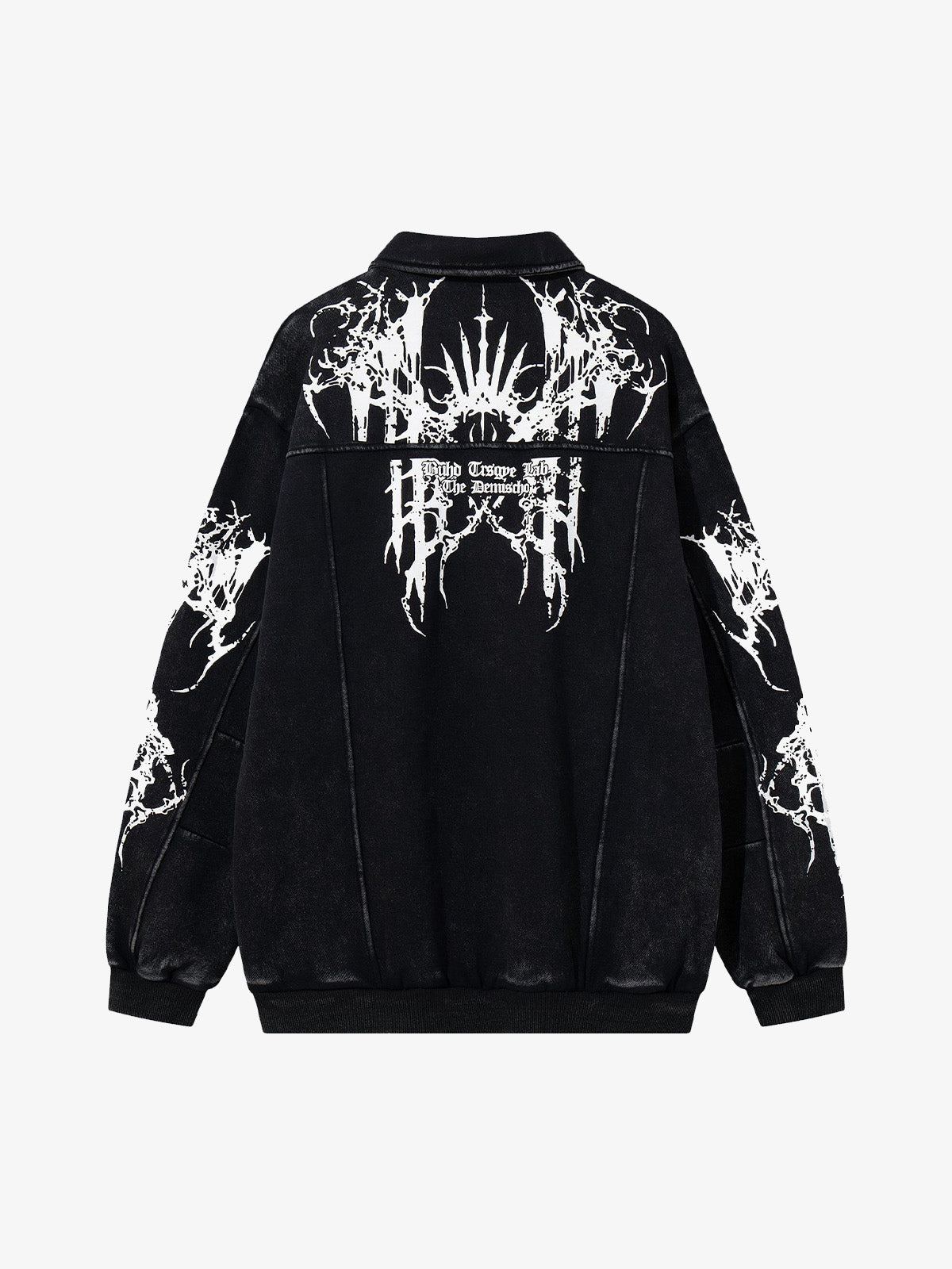 Skull Pattern Knit Sweater for Fall and Winter 