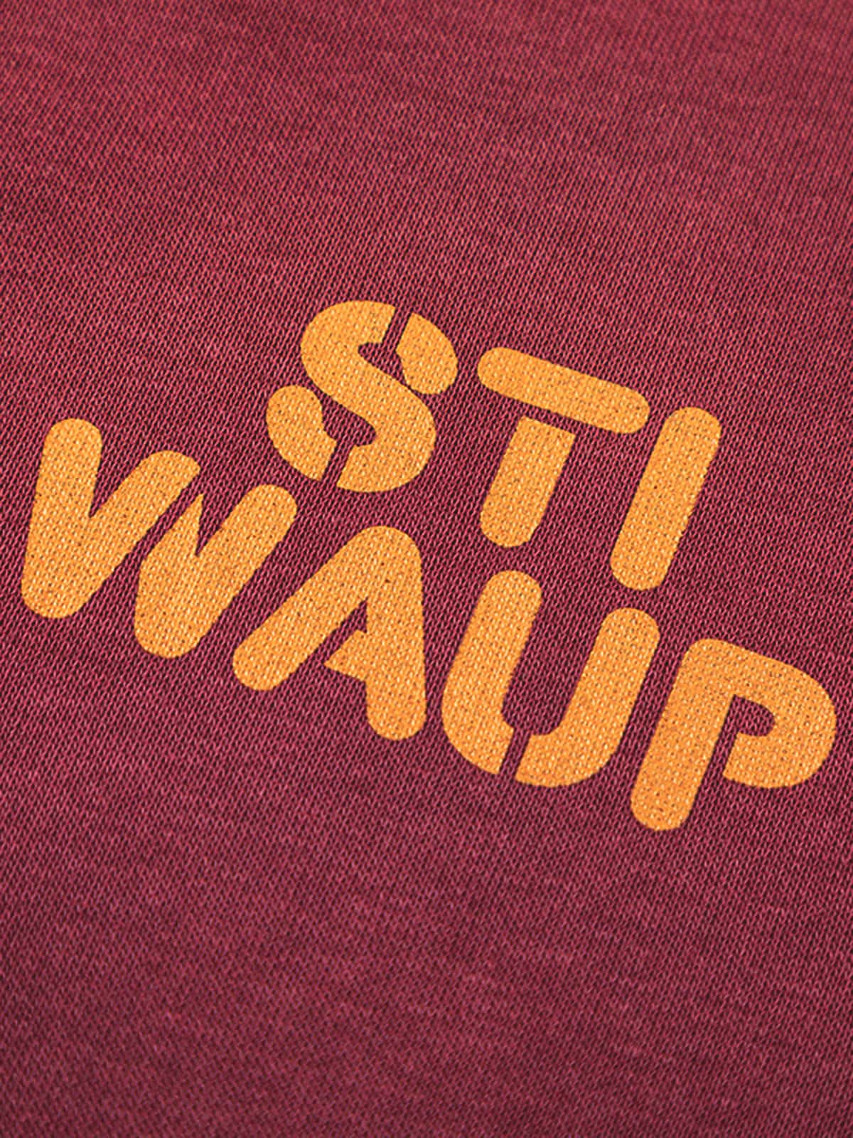 Gradient Print Lapel Long-sleeved Sweatshirt 