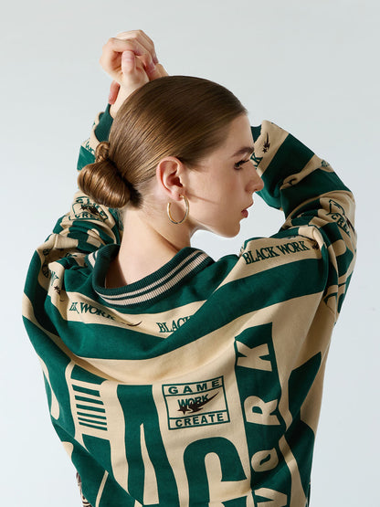 Retro Typography Polo Tee -1252