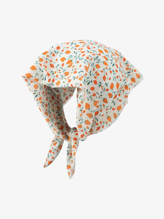 Cotton Floral Print Bandana Scarf for Women - Vintage Style Headwear with Soft Comfort and Classic Pattern?