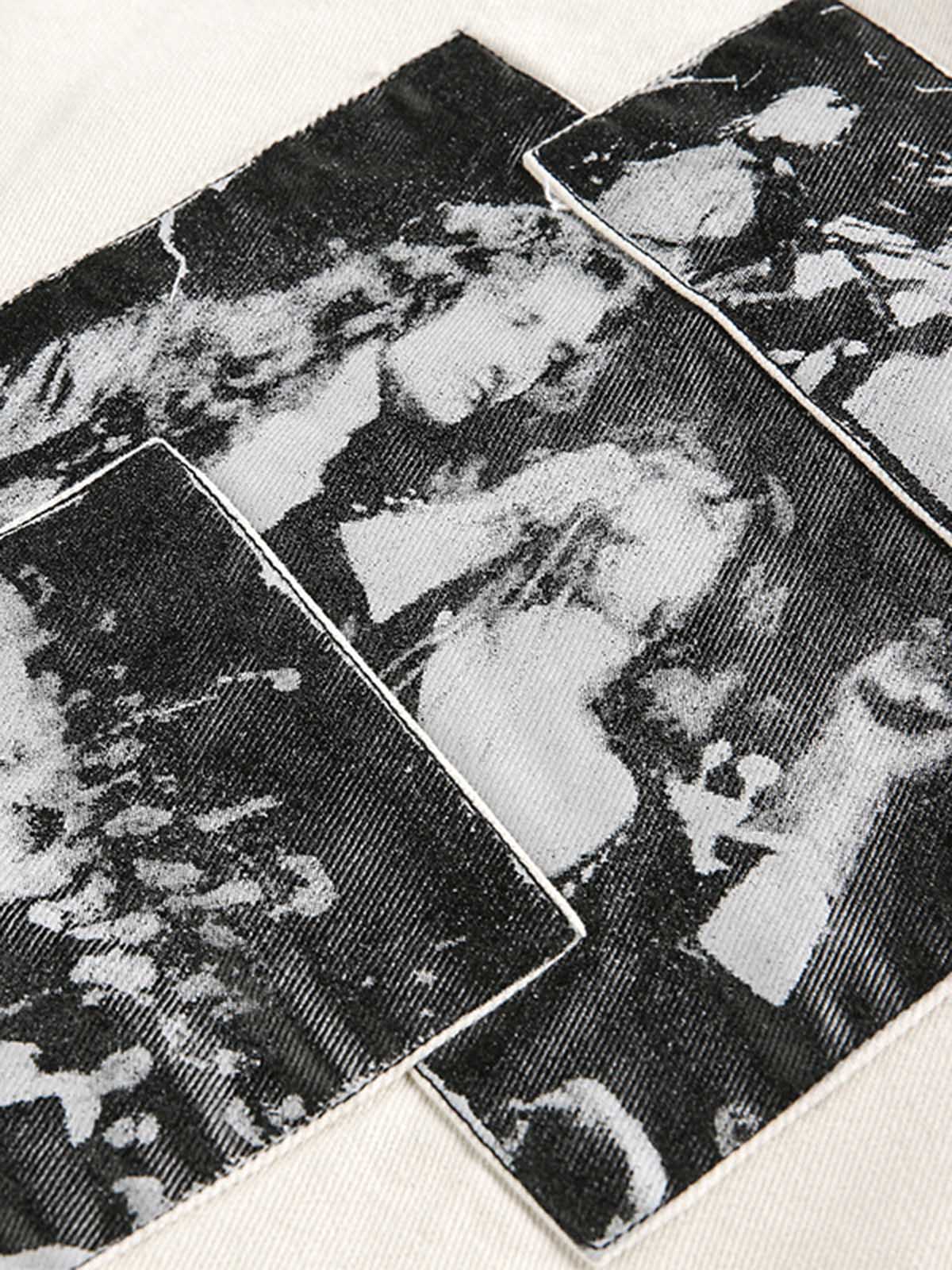 Street Washed Distressed Detroit Jacket 