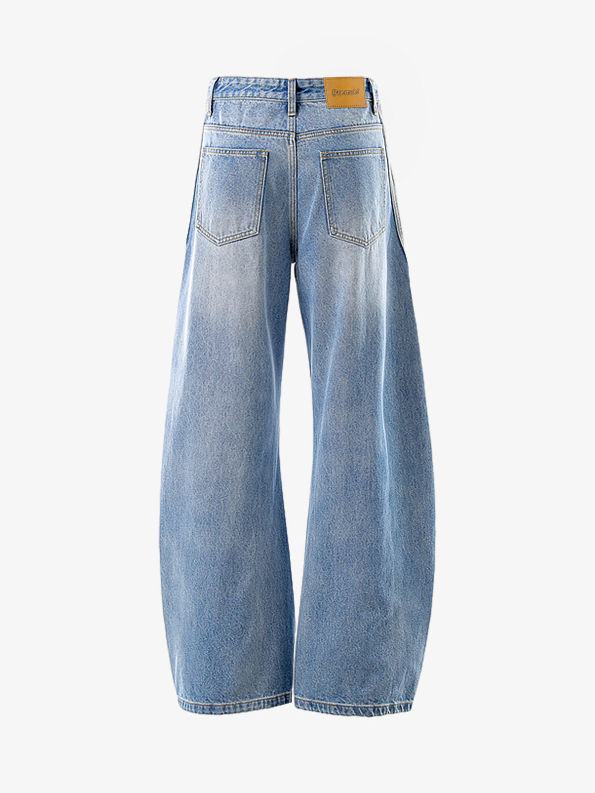 Washed Side Stripe Machete Jeans 