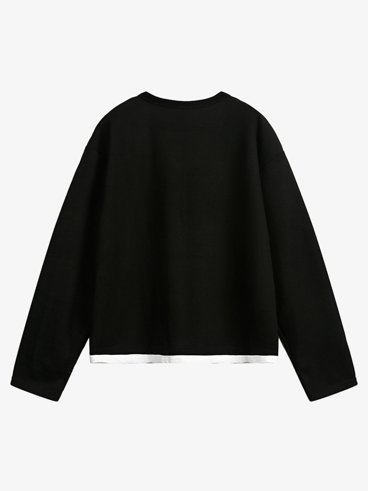 Cotton Blend Long Sleeve Star Print Crewneck Sweater for Women 