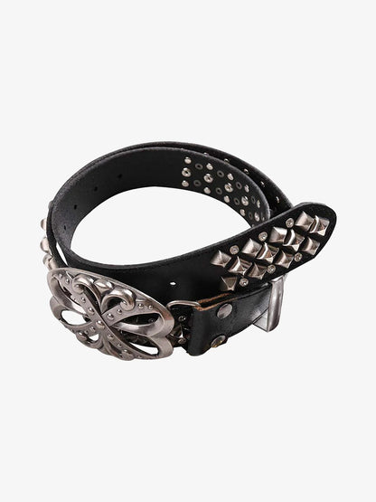 Thesupermade Retro Punk Rhinestone Belt - 2175