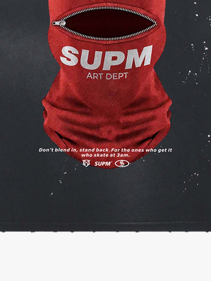 Red Balaclava Graphic T-Shirt