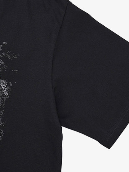 Cotton ME YOU Graphic Print Oversized T-Shirt for Men and Women?