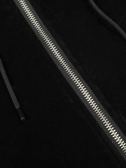 Winter Essential Faux Fur Trimmed Jacket with Adjustable Drawstrings 