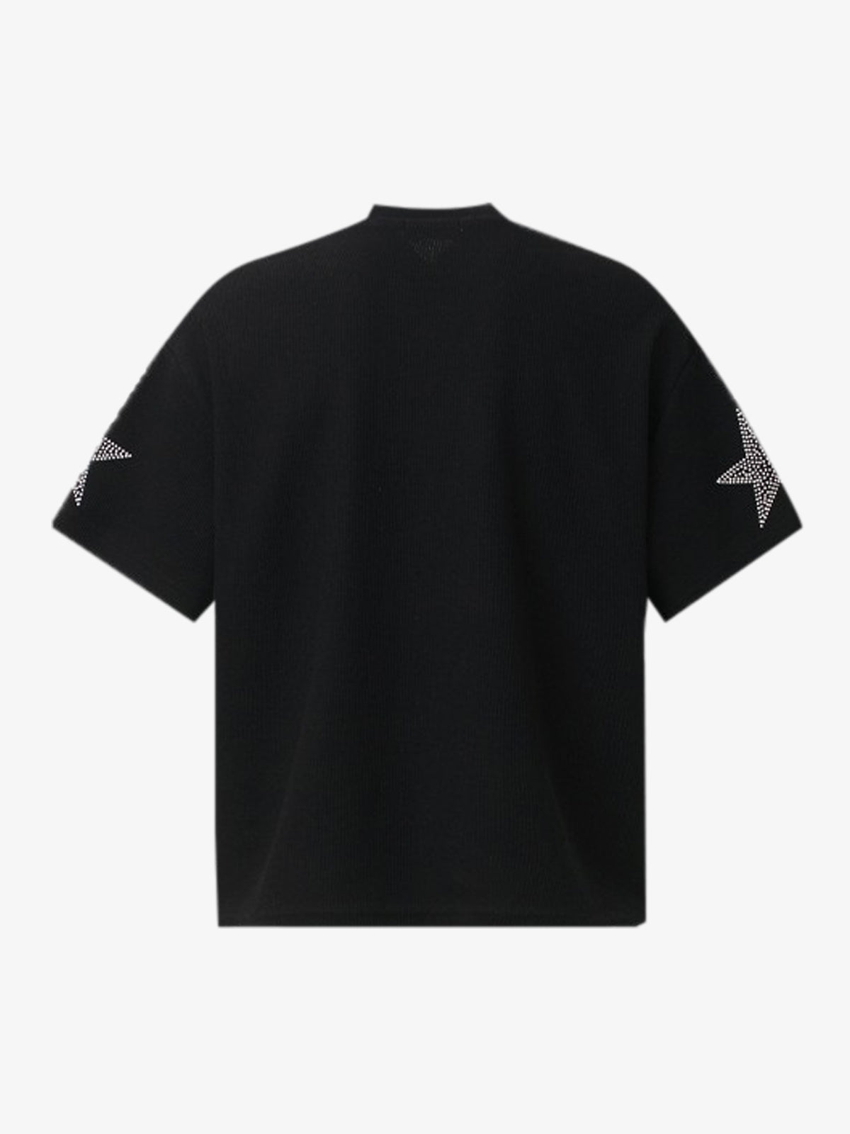 280G Cotton Tiger Print Oversized T-Shirt with Star Sleeve Design 