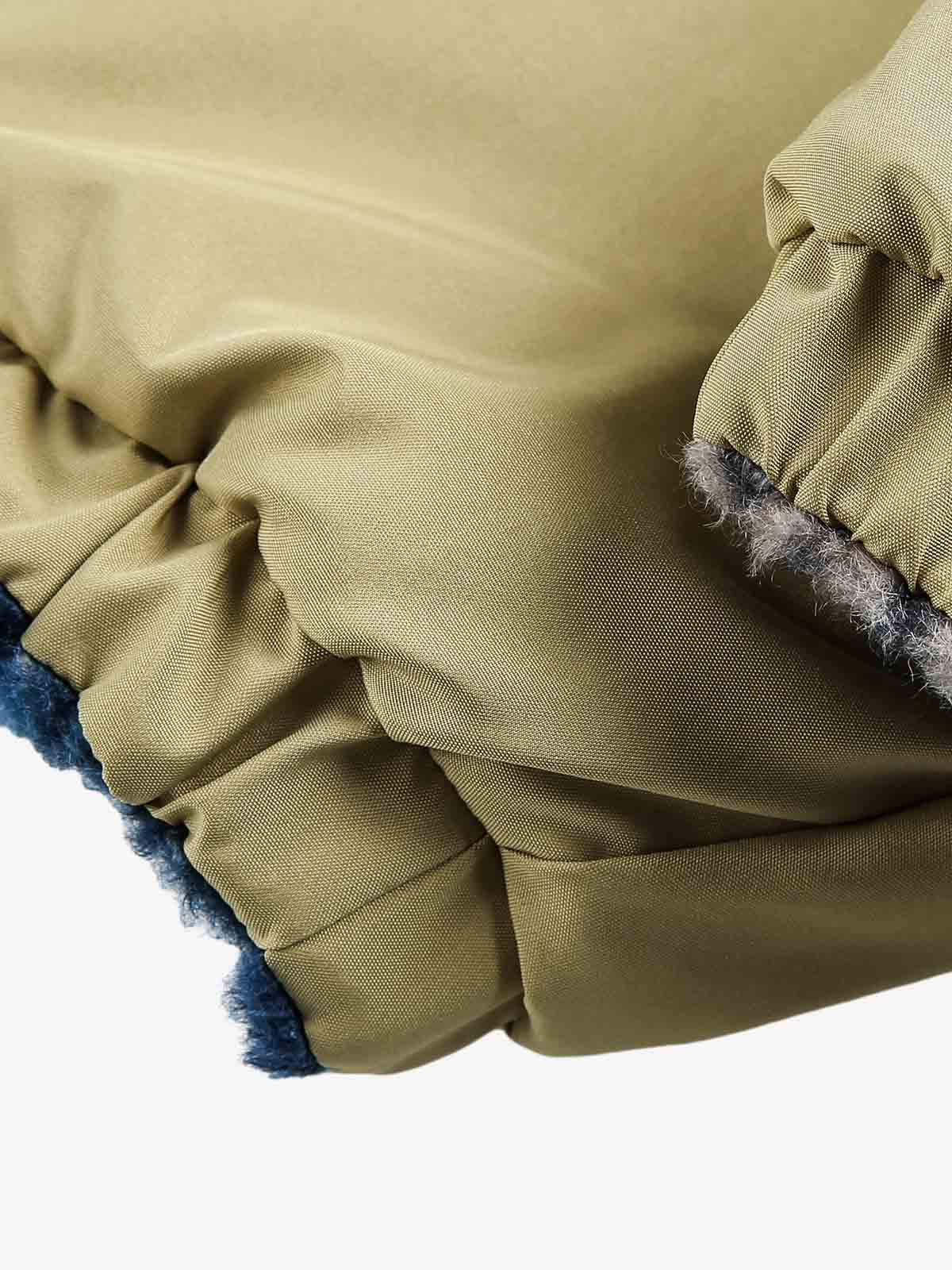 Winter Essential Faux Fur Trimmed Puffer Jacket with Arrow Buckle Design 