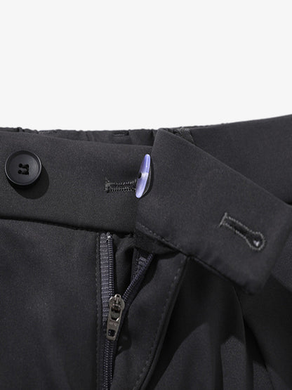 Distressed Painter's Jacket with Artistic Splatter Design 