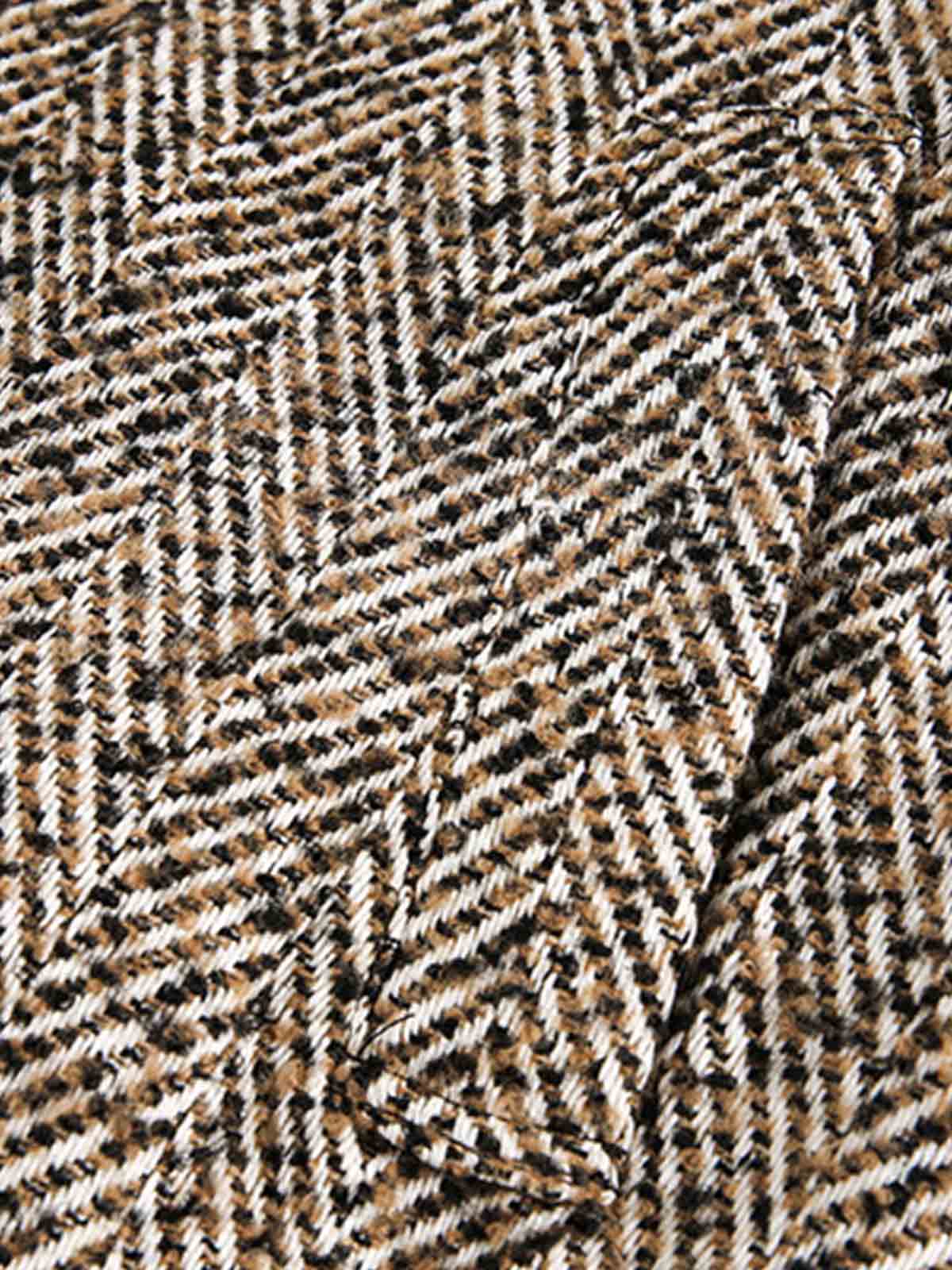 Vintage Herringbone Zip Up Jacket