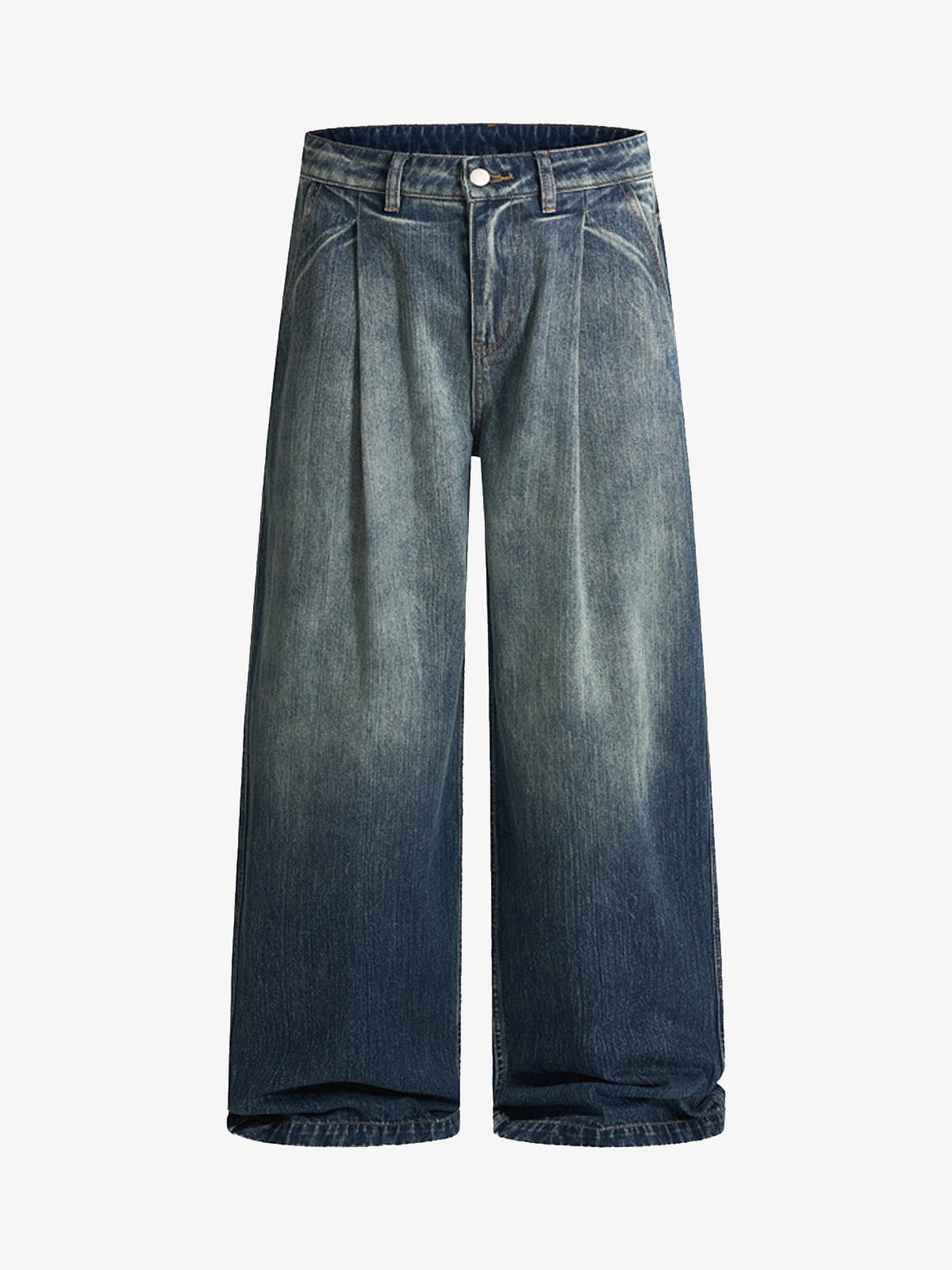 Wide-Leg Denim Trousers for Modern Fashionistas 