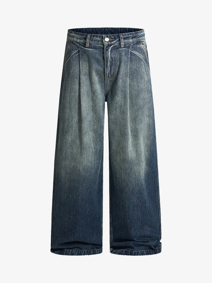 Wide-Leg Denim Trousers for Modern Fashionistas 