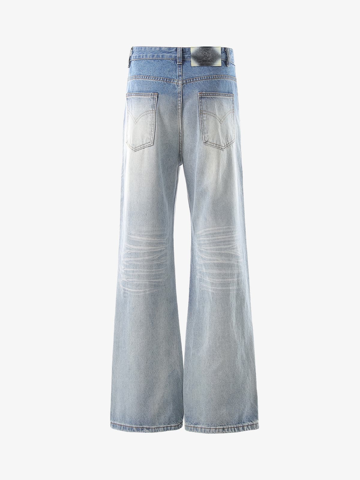 High-Waisted Wide-Leg Cargo Pants with Unique Pocket Design 