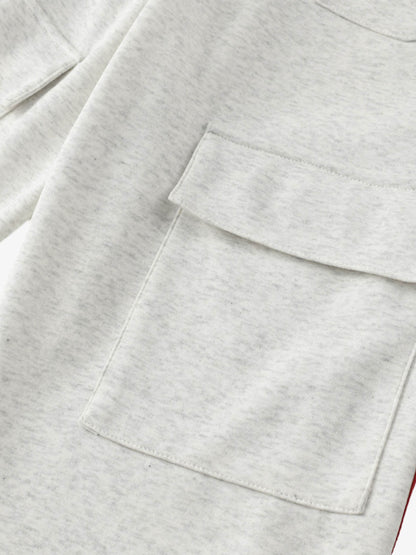 Striped Loose Drape Pants 