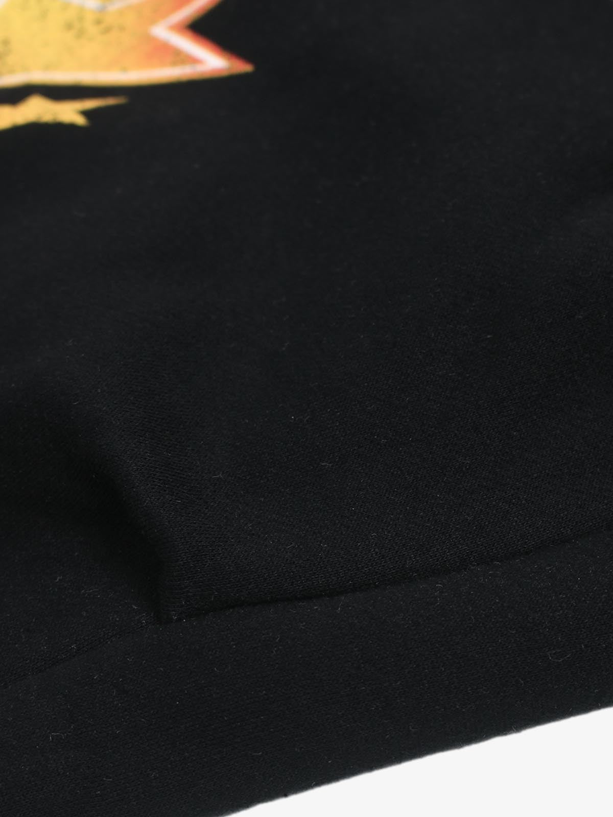 Retro Contrast Letter Star Print Fleece-Lined Sweatpants