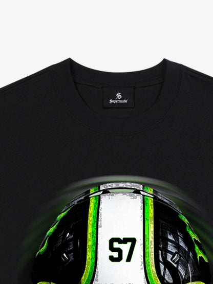 Snake and Sword Graphic T-Shirt with Bold Statement Design 