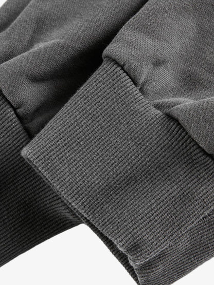 Street Fun Letter Portrait Cardigan Hoodie 