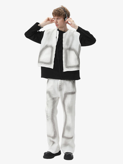 Camouflage Print Hooded Jumpsuit 