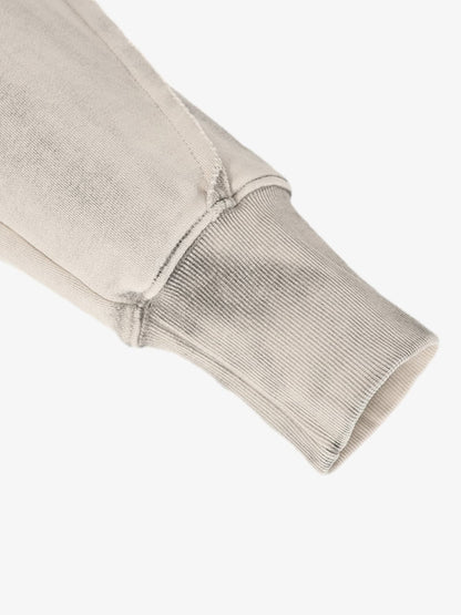 Retro Asymmetric Zip Up Deconstructed Hoodie 