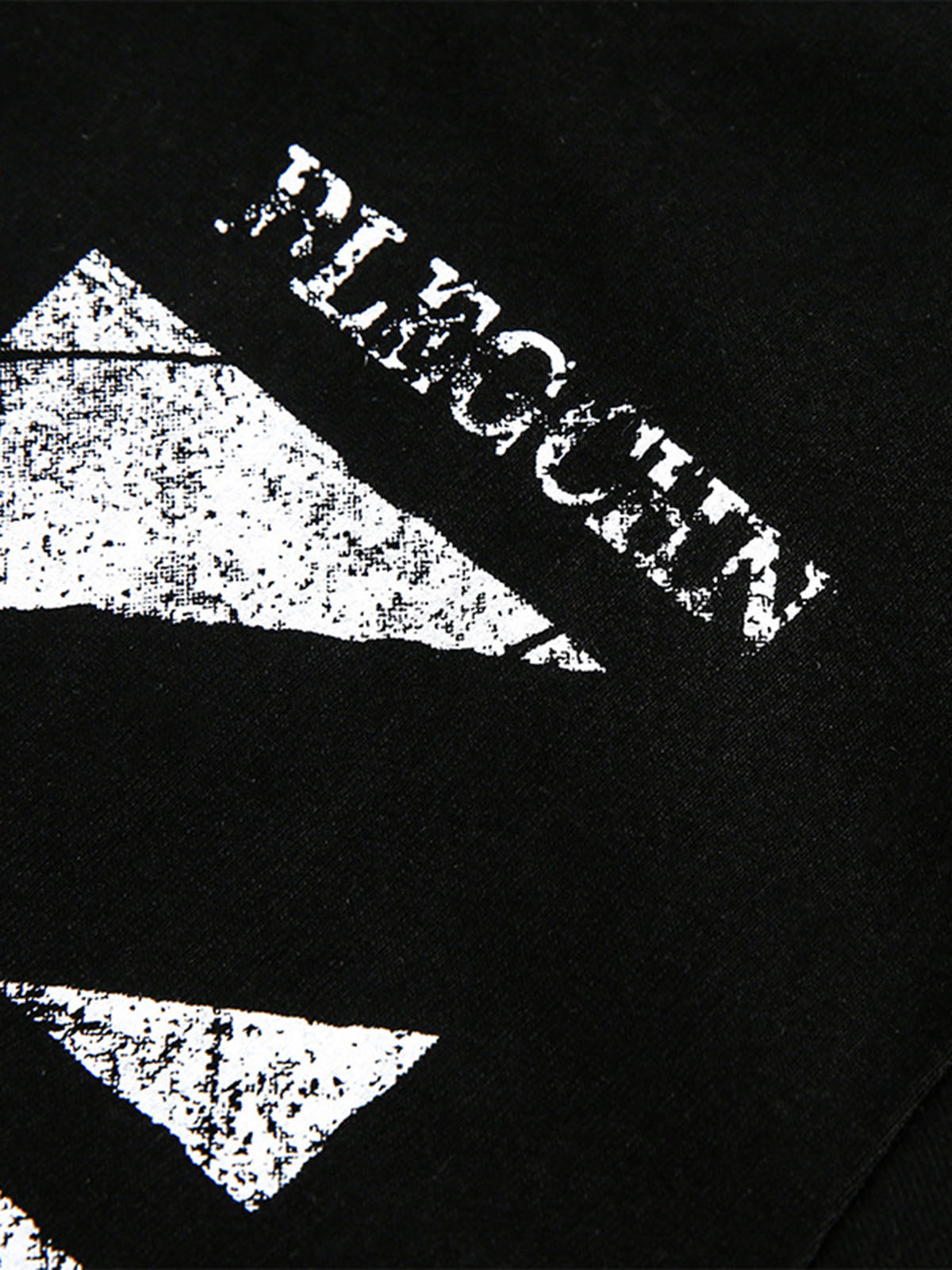 Double Collar Design Printed T-shirt 