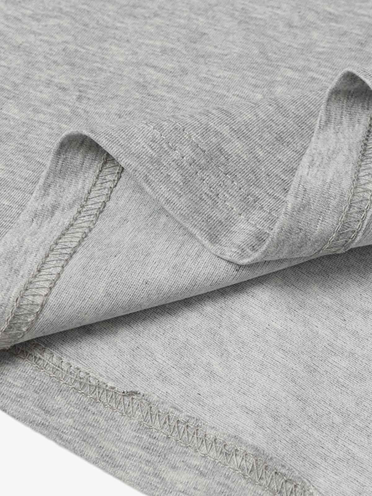 Black Long Sleeve T-Shirt with Plaid Shoulder Patch - Stylish and Versatile Top for Casual Wear 