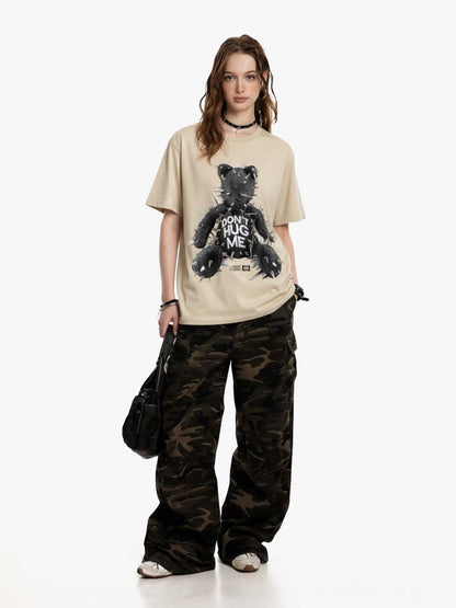 Spiked Bear Graphic T-Shirt
