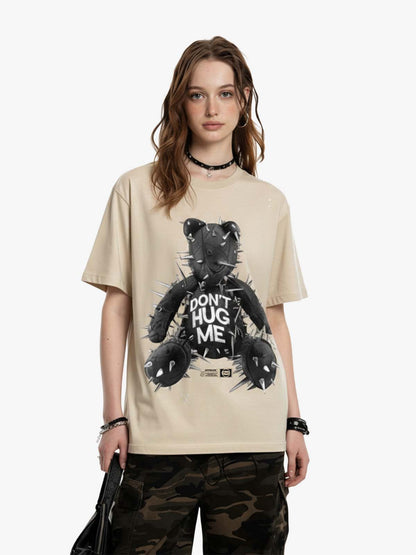 Spiked Bear Graphic T-Shirt