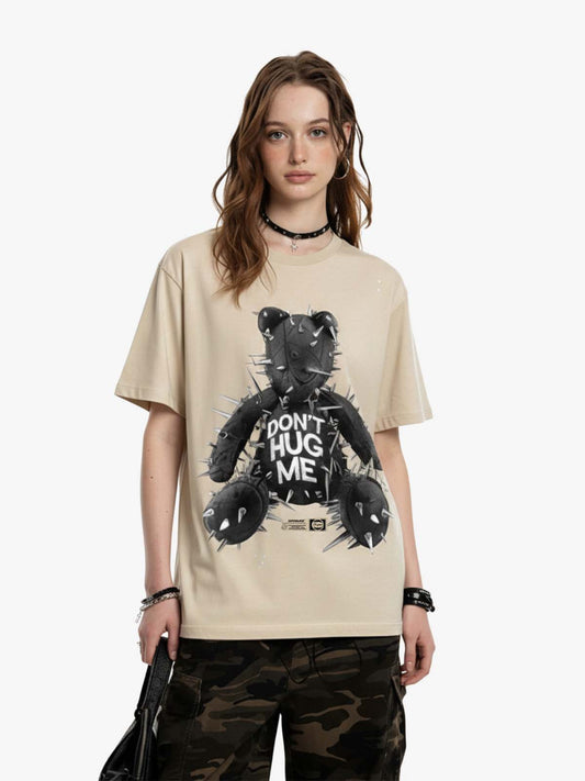 Spiked Bear Graphic T-Shirt