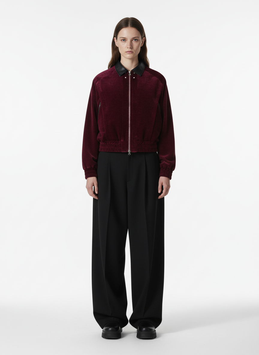 Retro Velvet Luxury Lapel Jacket