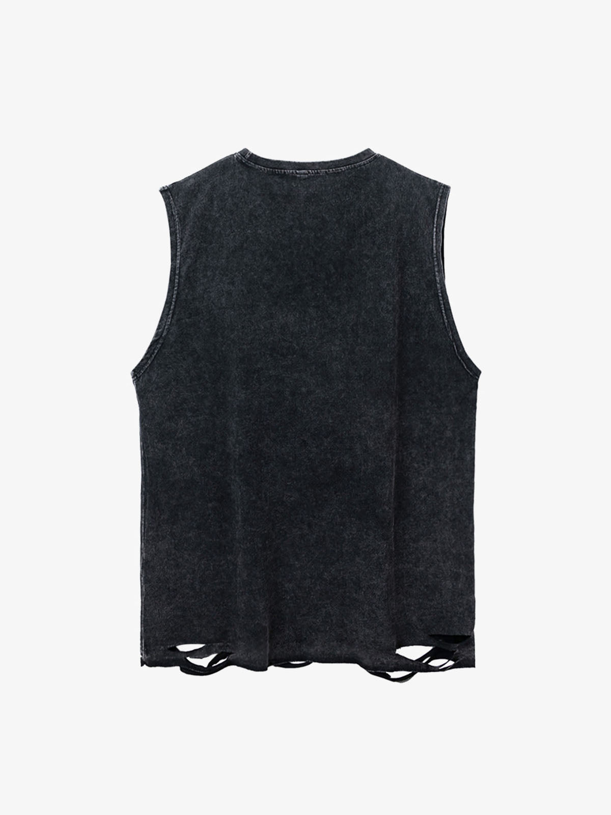 Thesupermade High Street Ripped Retro Hip-hop Vest 