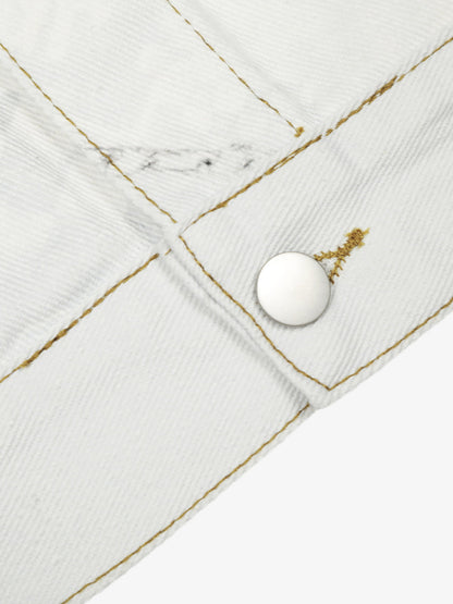 Vintage 3D Graphic Denim Jacket 