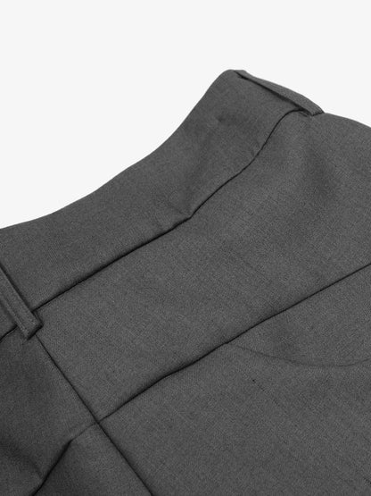 Drape Cleanfit Pleated Scimitar Suit Pants 